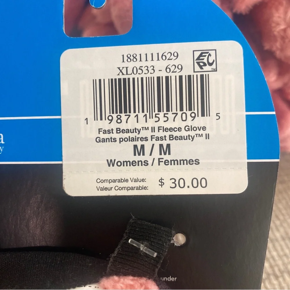 Columbia Plush Fleece Gloves - Dusty Pink